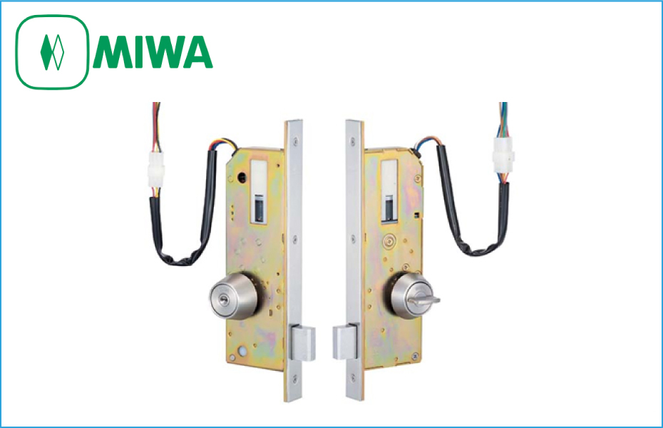 本締電気錠 MIWA AL3M（モーター施解錠型）